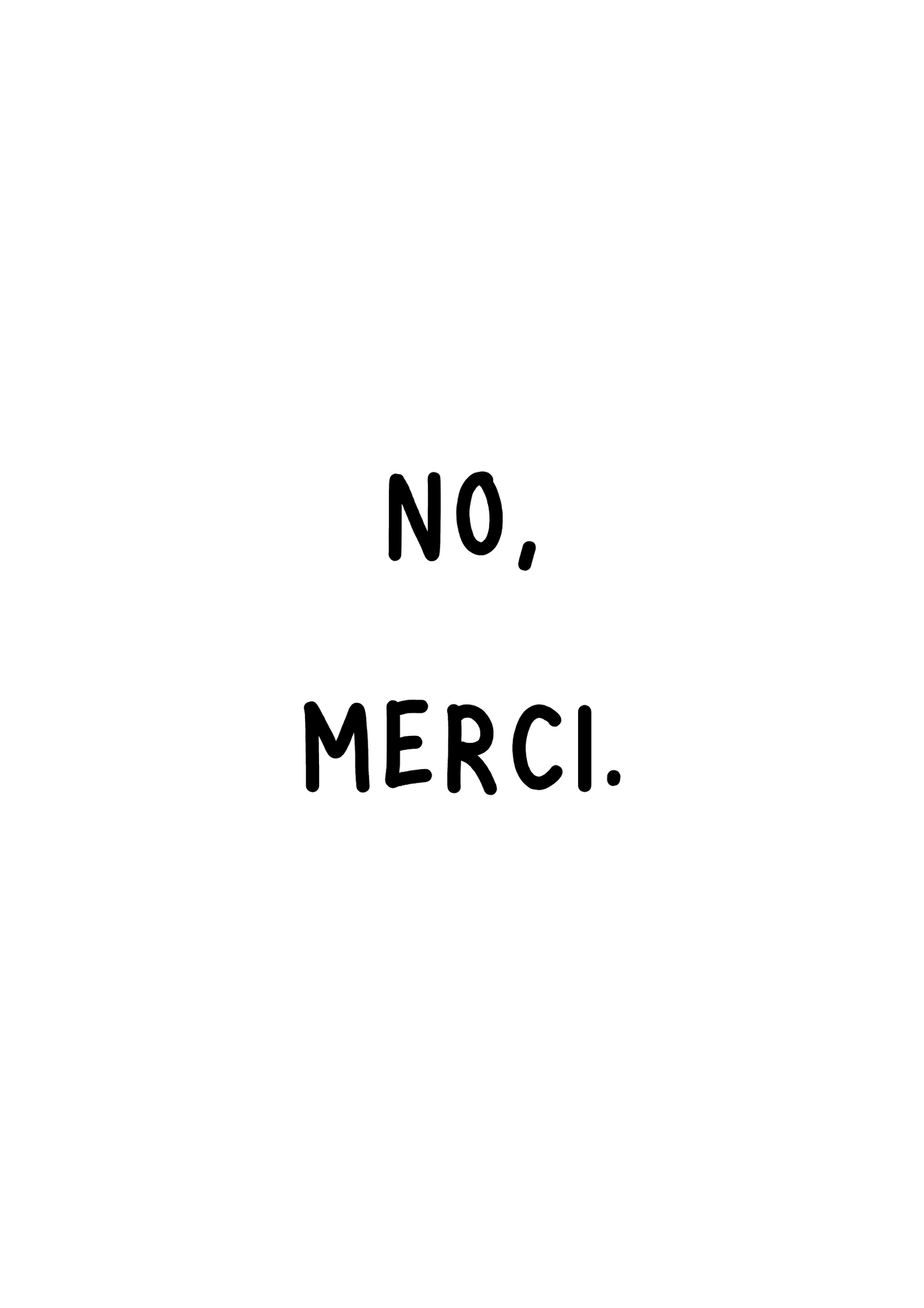 yalla wake up, no merci (2 Prints)