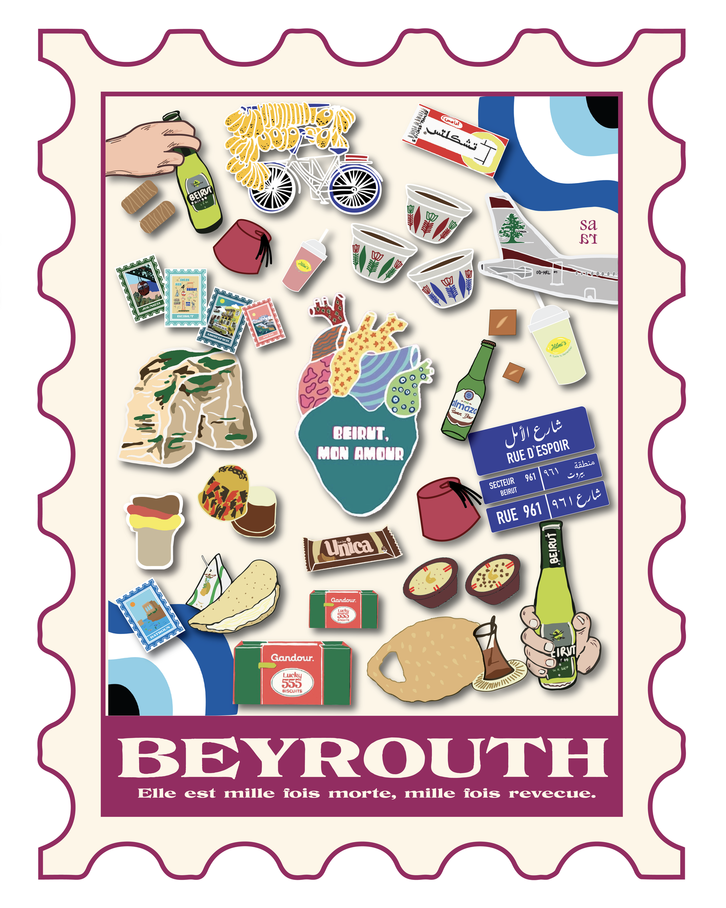 Beyrouth Postcard