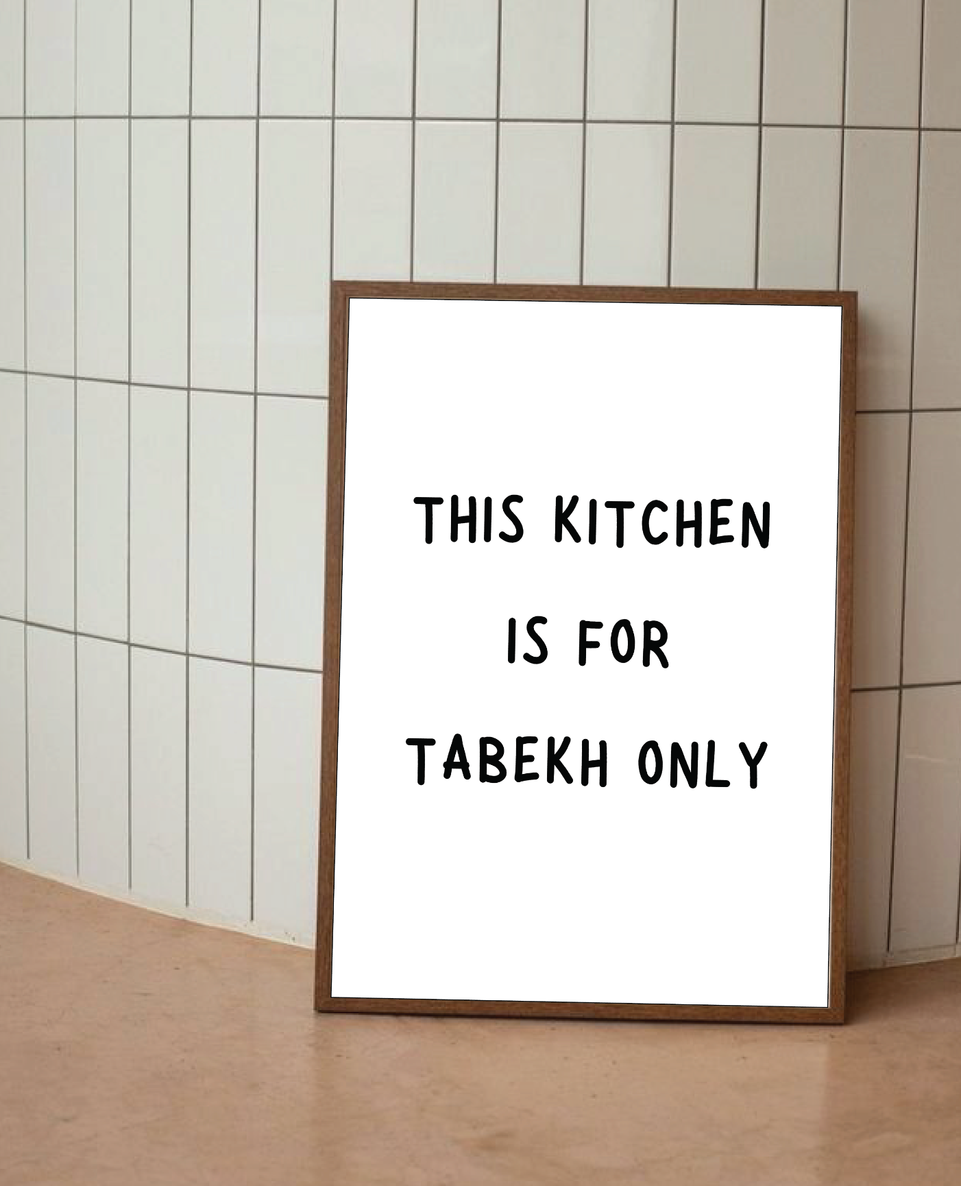 This kitchen is for Tabekh only